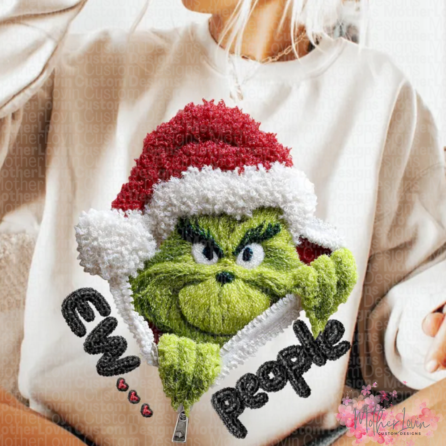 Green Man Eww People Faux Yarn