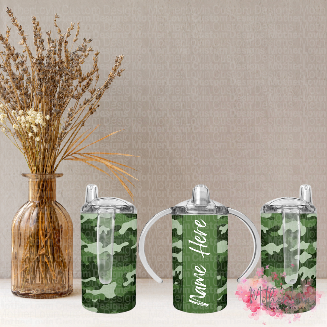 Personalized Camo Sippy Cup