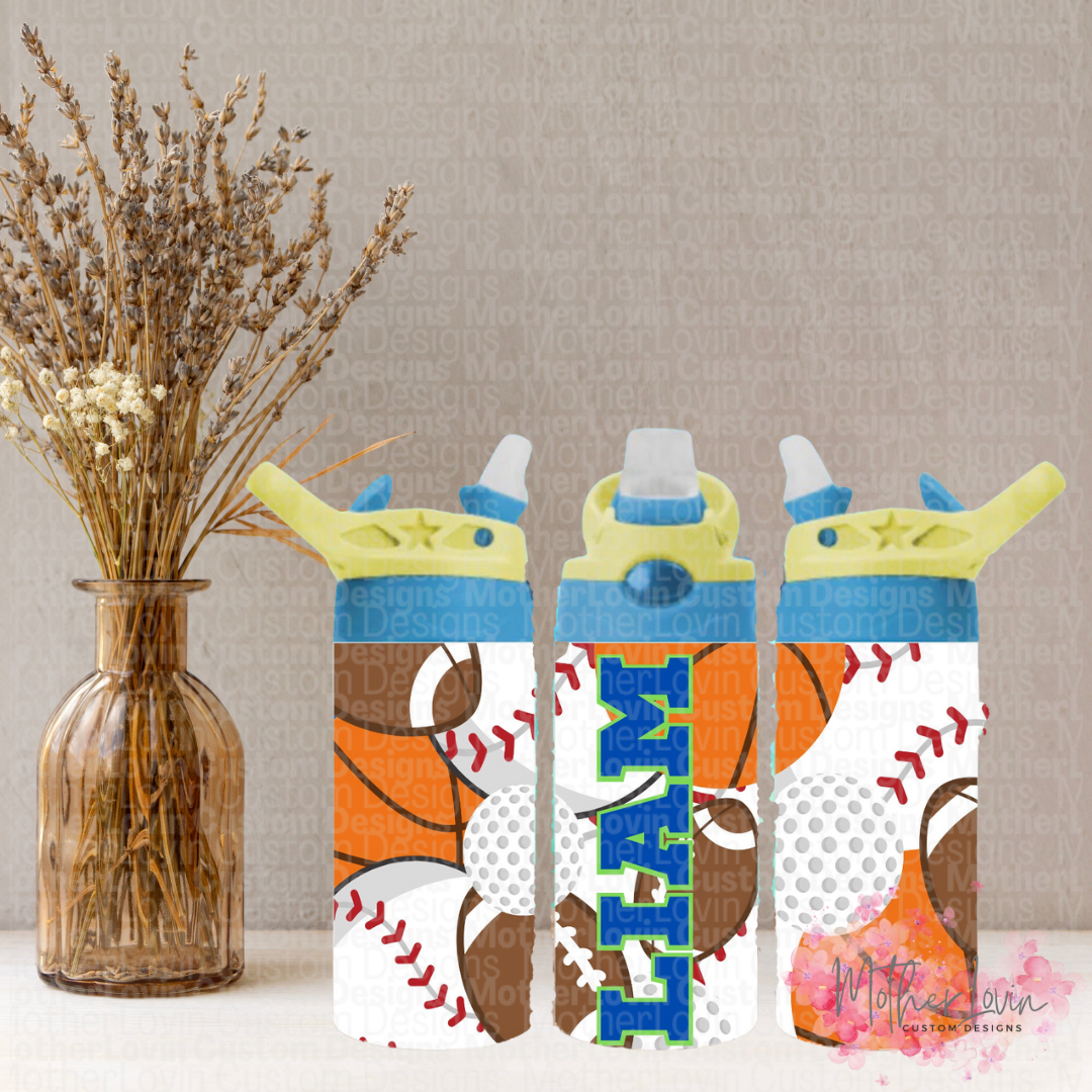 Personalized Sports Kids Tumbler