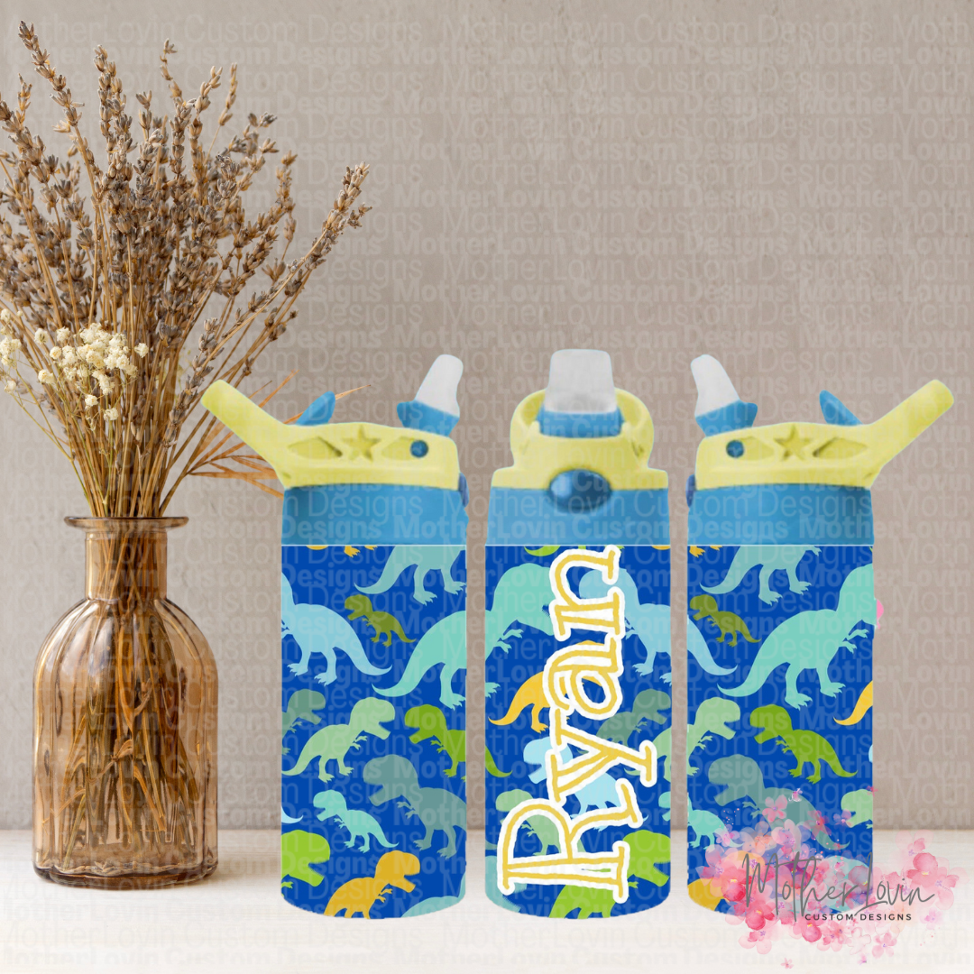 Personalized Dinosaur Kids Tumbler