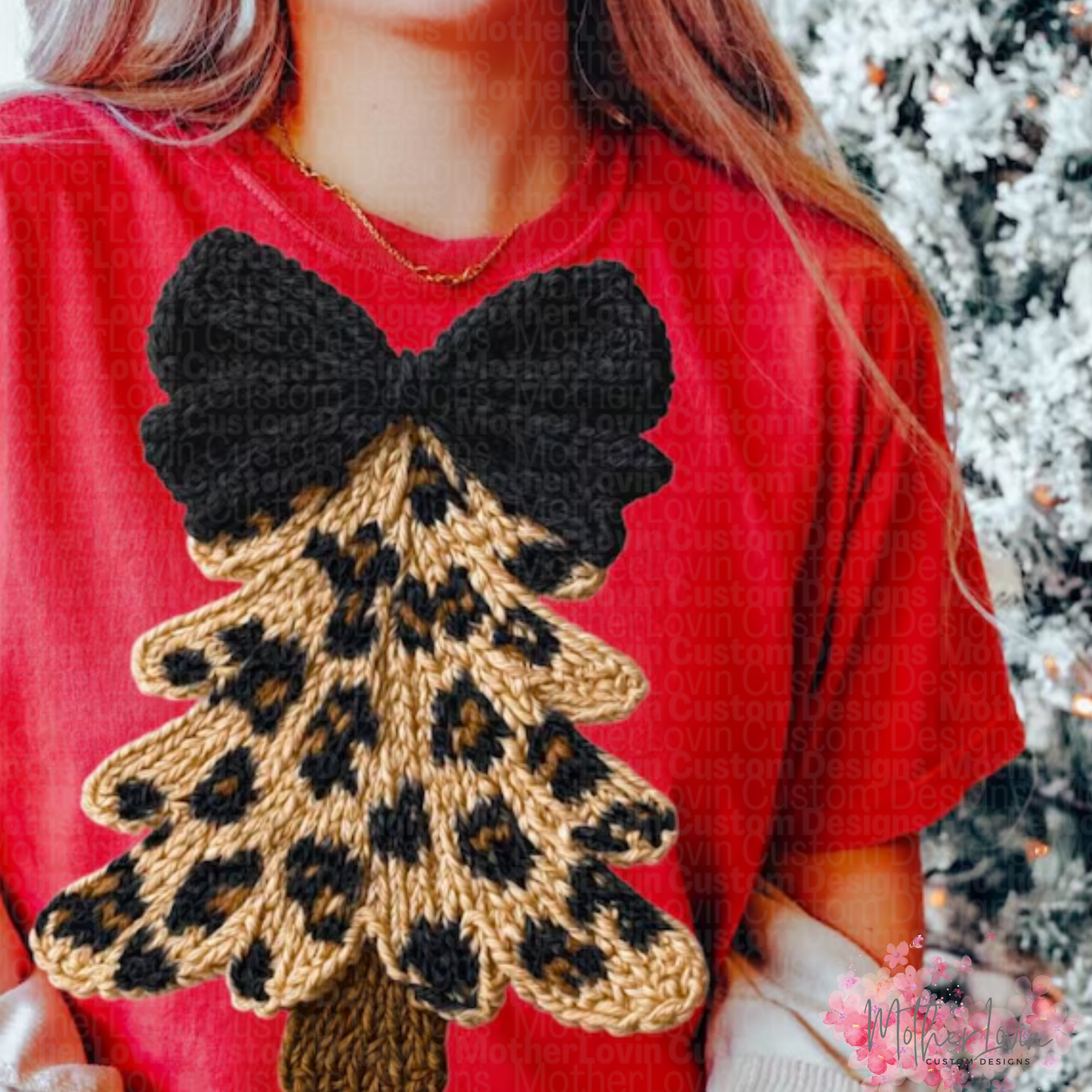 Leopard Tree Faux Yarn