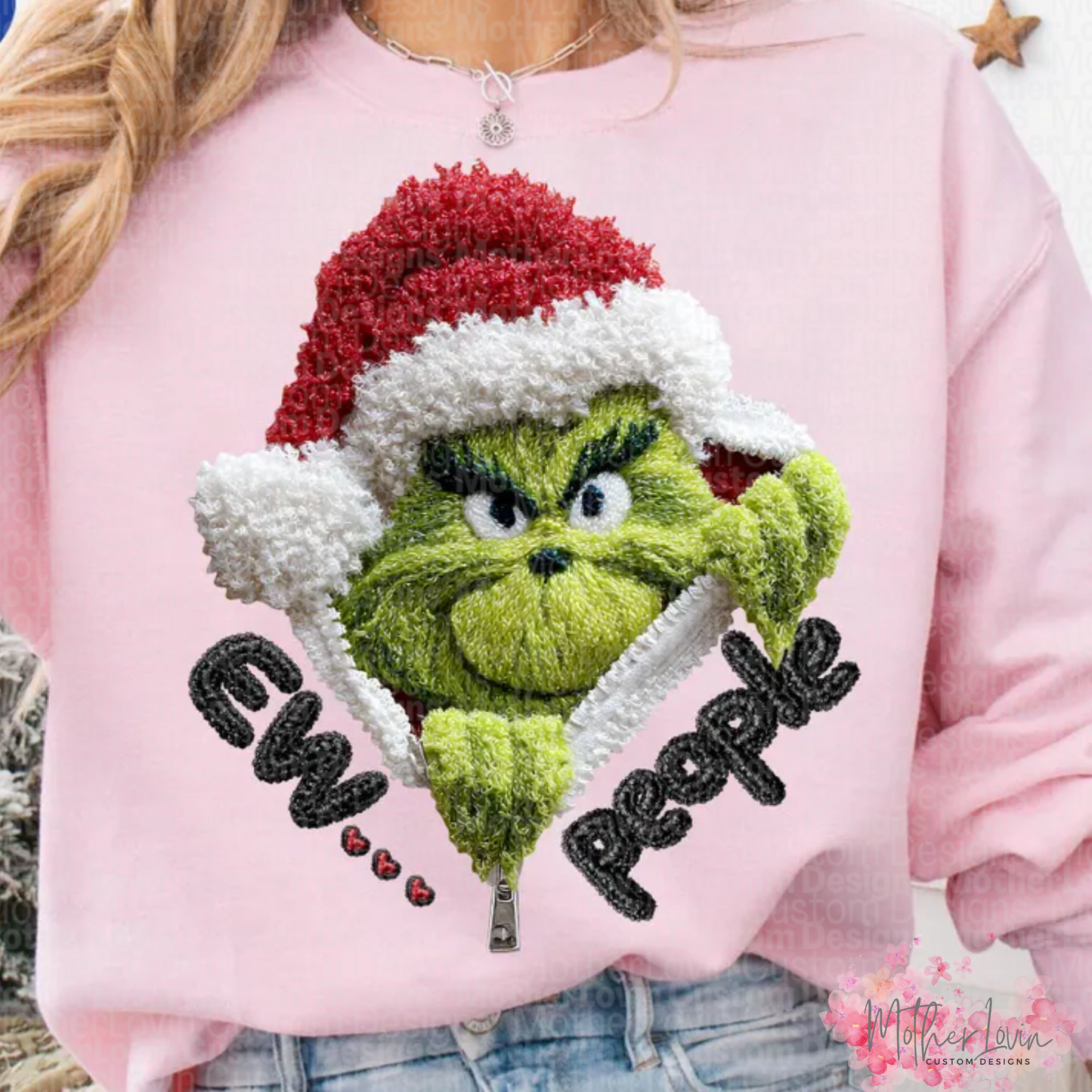 Green Man Eww People Faux Yarn