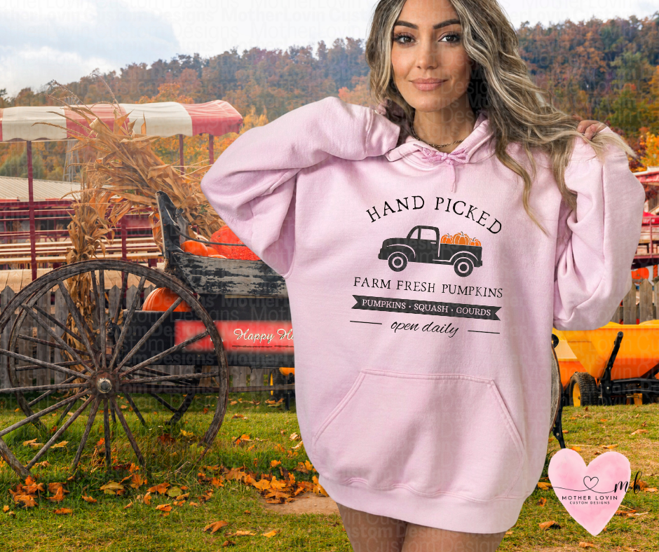 Hand Picked Pumpkins Hoodie