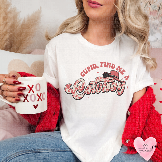 Cupid Find Me A Cowboy T-Shirt