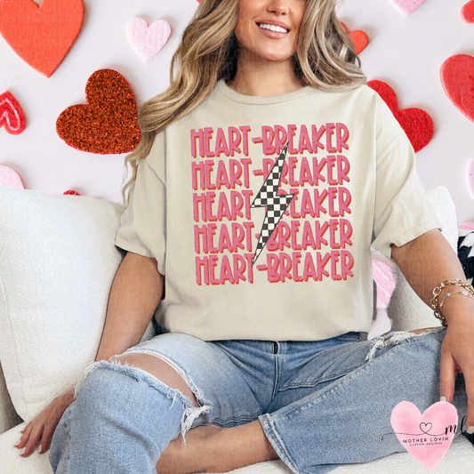 Lightning Bolt Heart Breaker T-Shirt