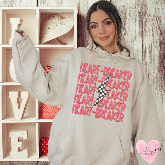 Lightning Bolt Heart Breaker Hoodie