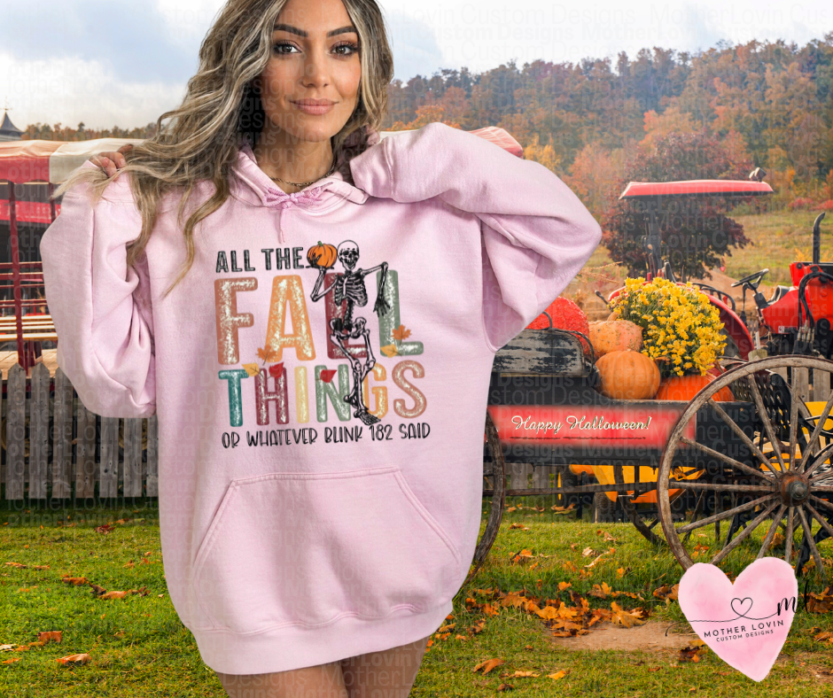 All The Fall Things (Blink 182) Hoodie