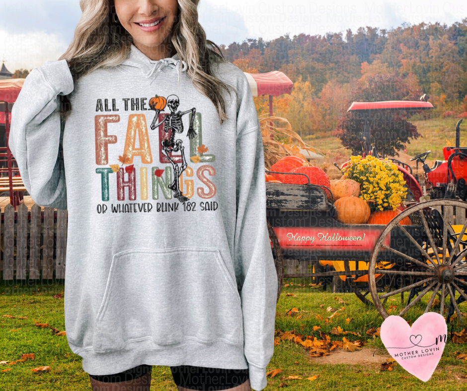 All The Fall Things (Blink 182) Hoodie