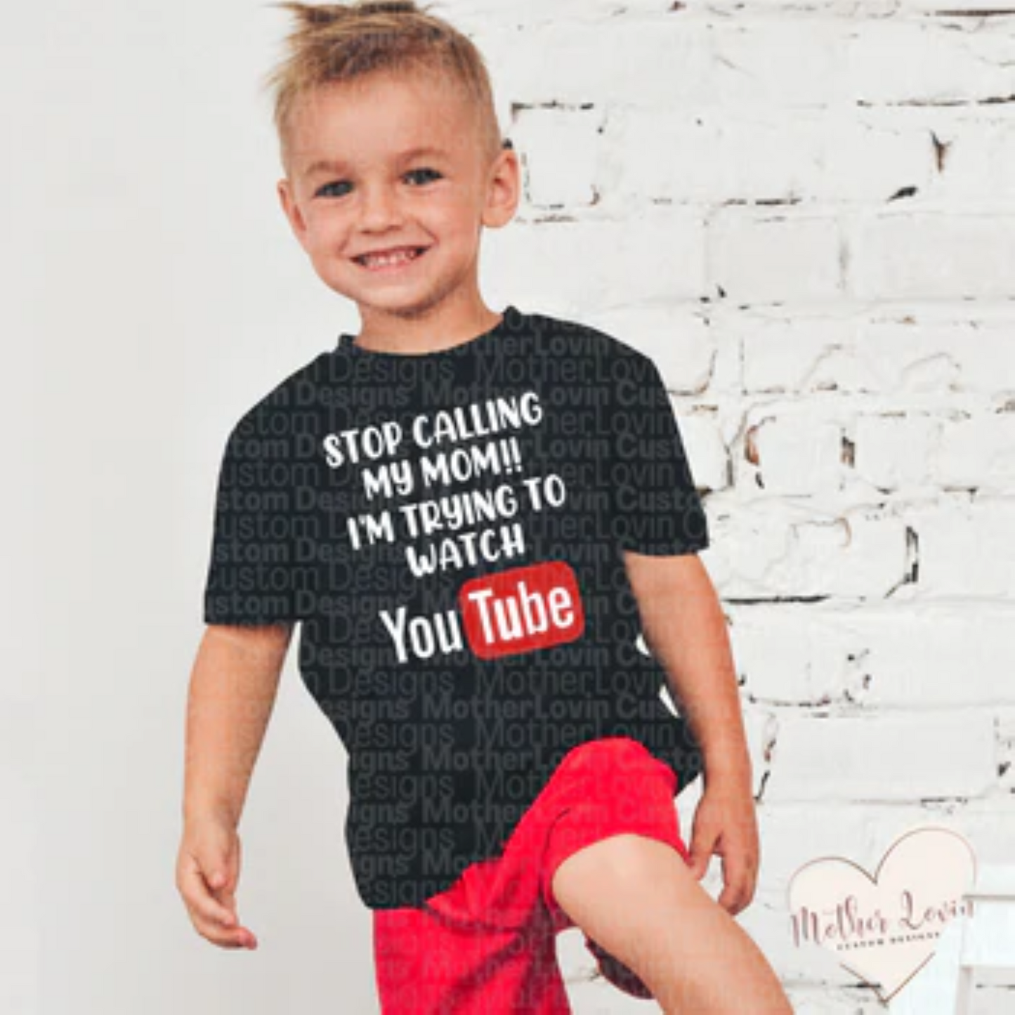 Stop Calling My Mom, Im Trying To Watch YouTube T-Shirt