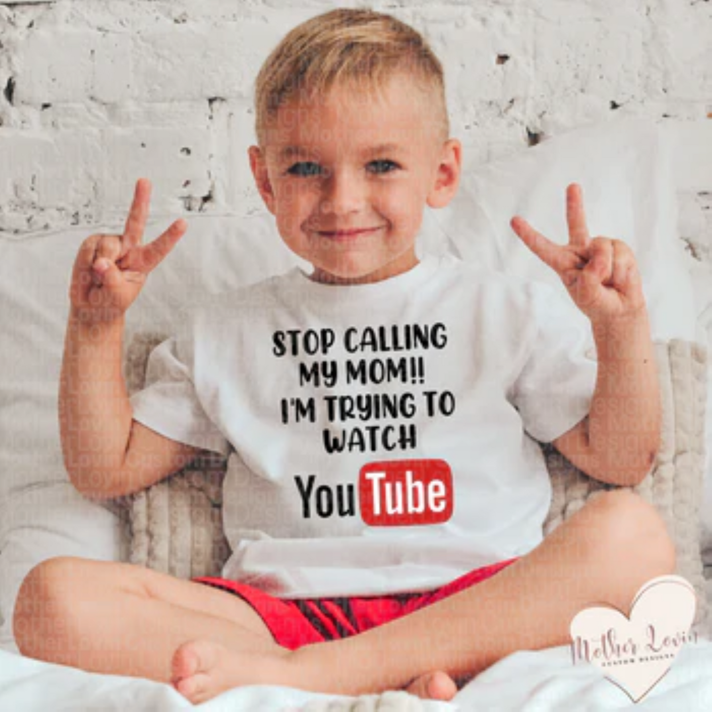 Stop Calling My Mom, Im Trying To Watch YouTube T-Shirt
