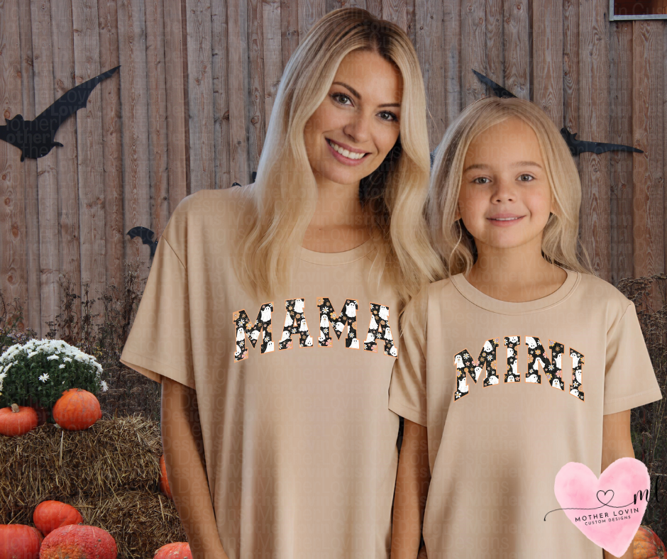 Spooky Mama & Mini Matching T-Shirt Set