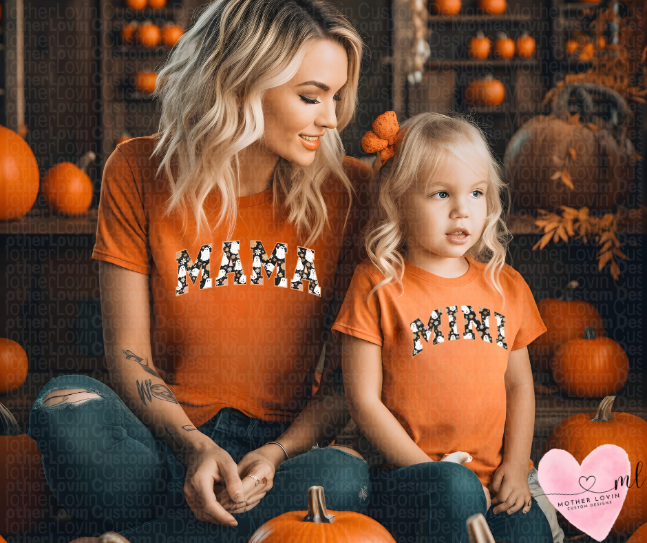 Spooky Mama & Mini Matching T-Shirt Set