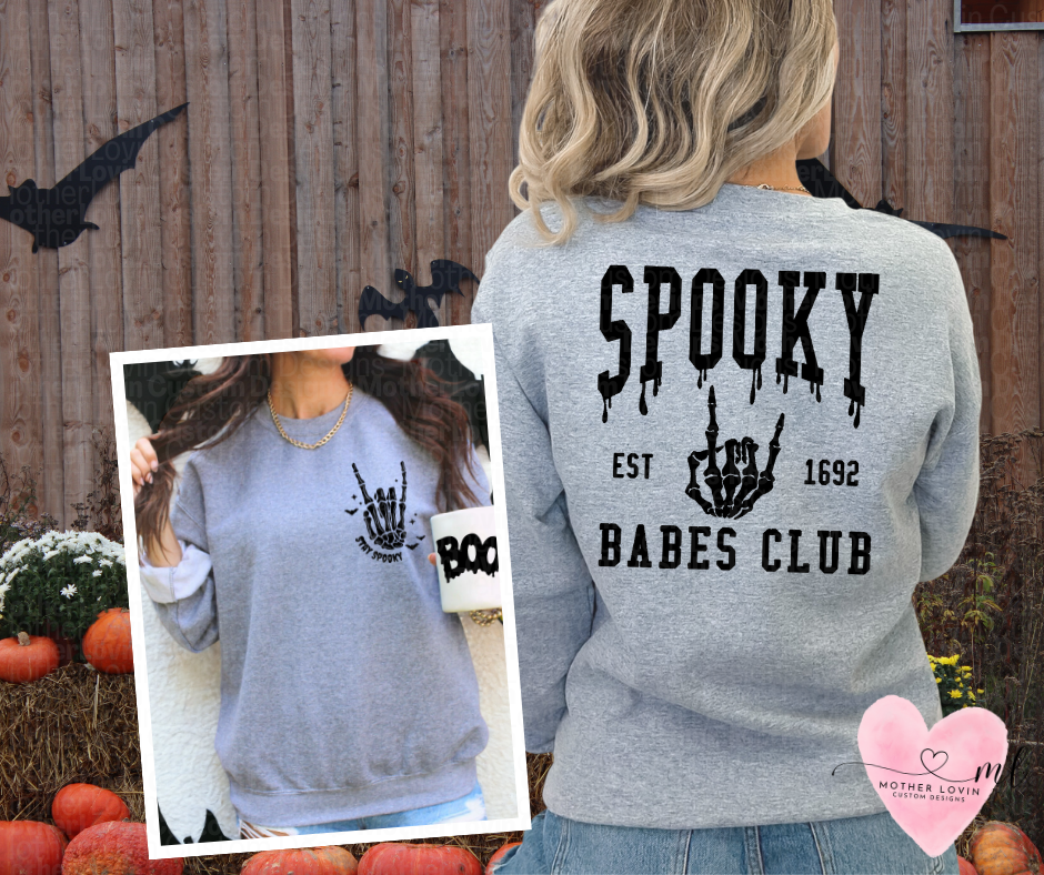 Spooky Babes Club Crewneck