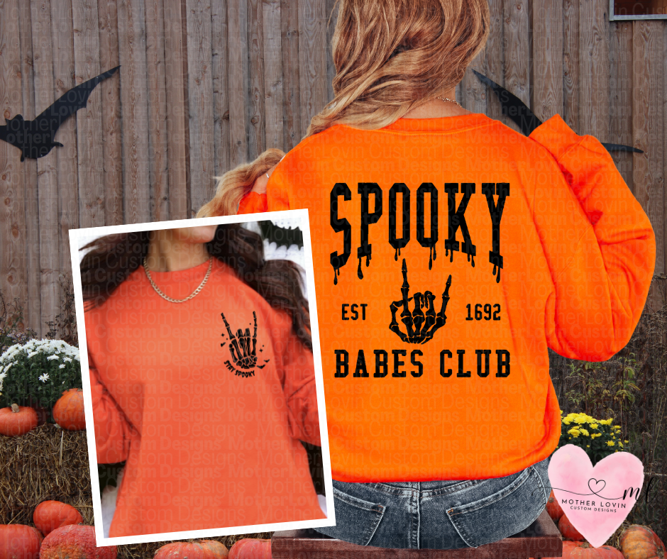 Spooky Babes Club Crewneck