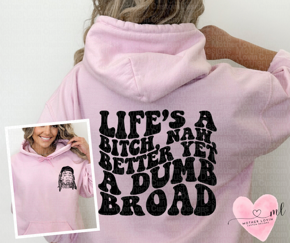 Lifes A BI** Weezy Lyric - Hoodie