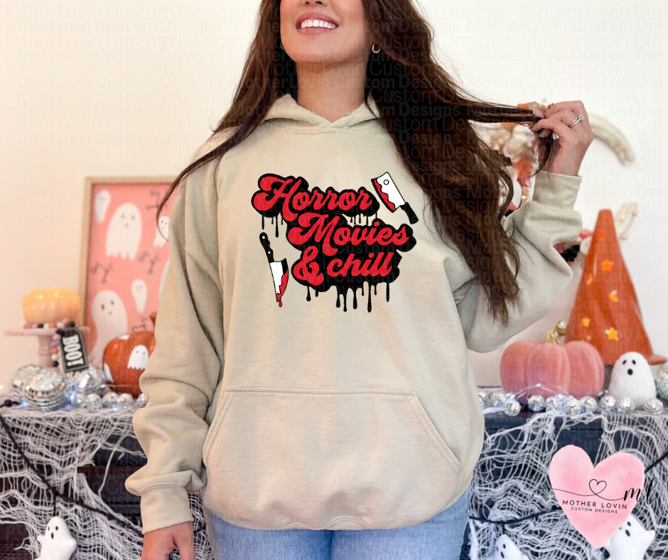 Horror Movies & Chill Hoodie