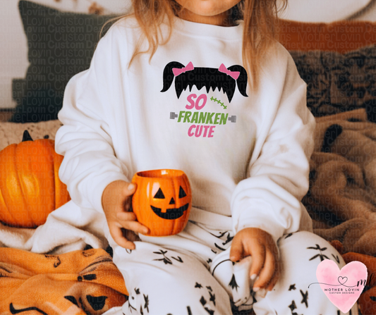 So Franken Cute Unisex Toddler Crewneck