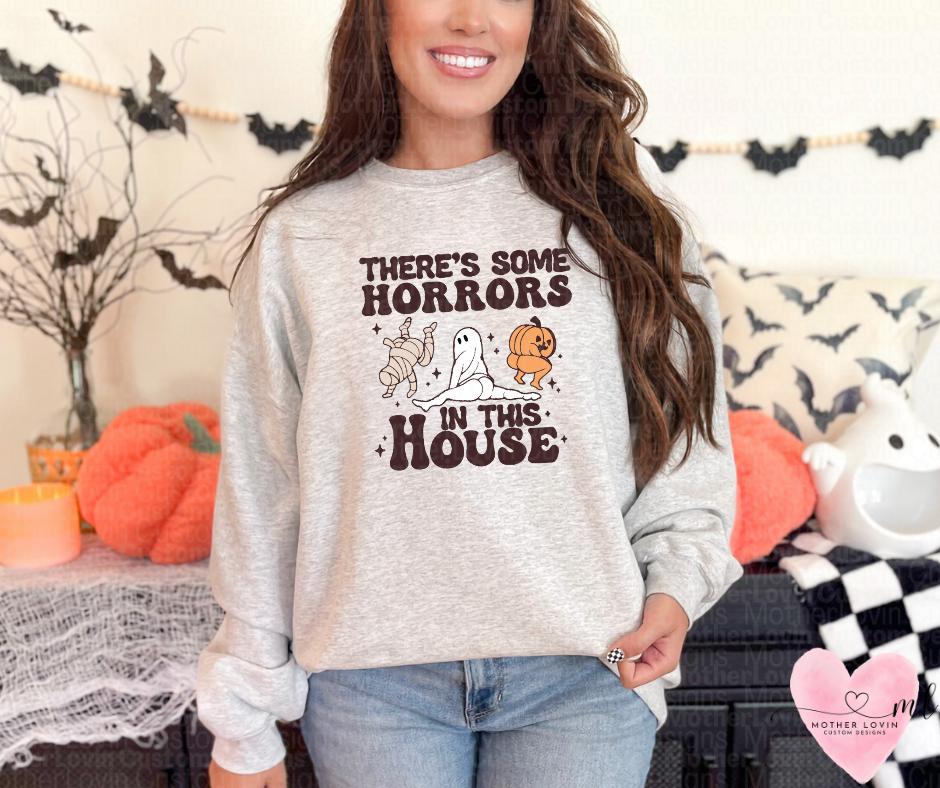 There's Some Horrors In This House Crewneck