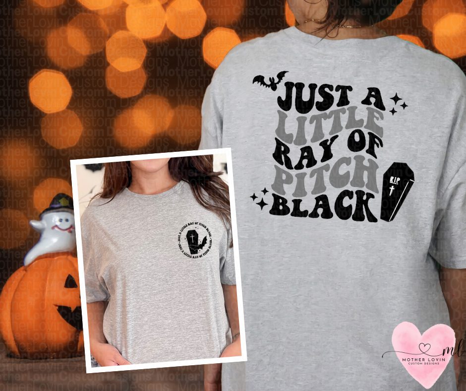 Just A Little Ray Of Pitch Black T-Shirt