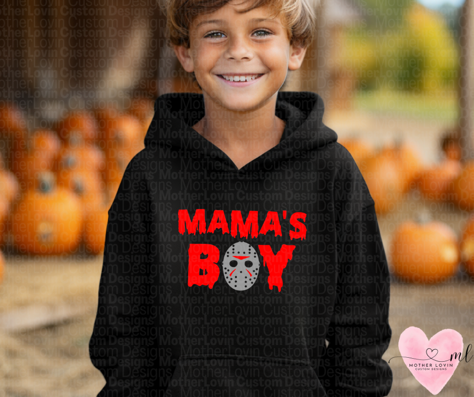 Horror Mama's Boy Youth Hoodie