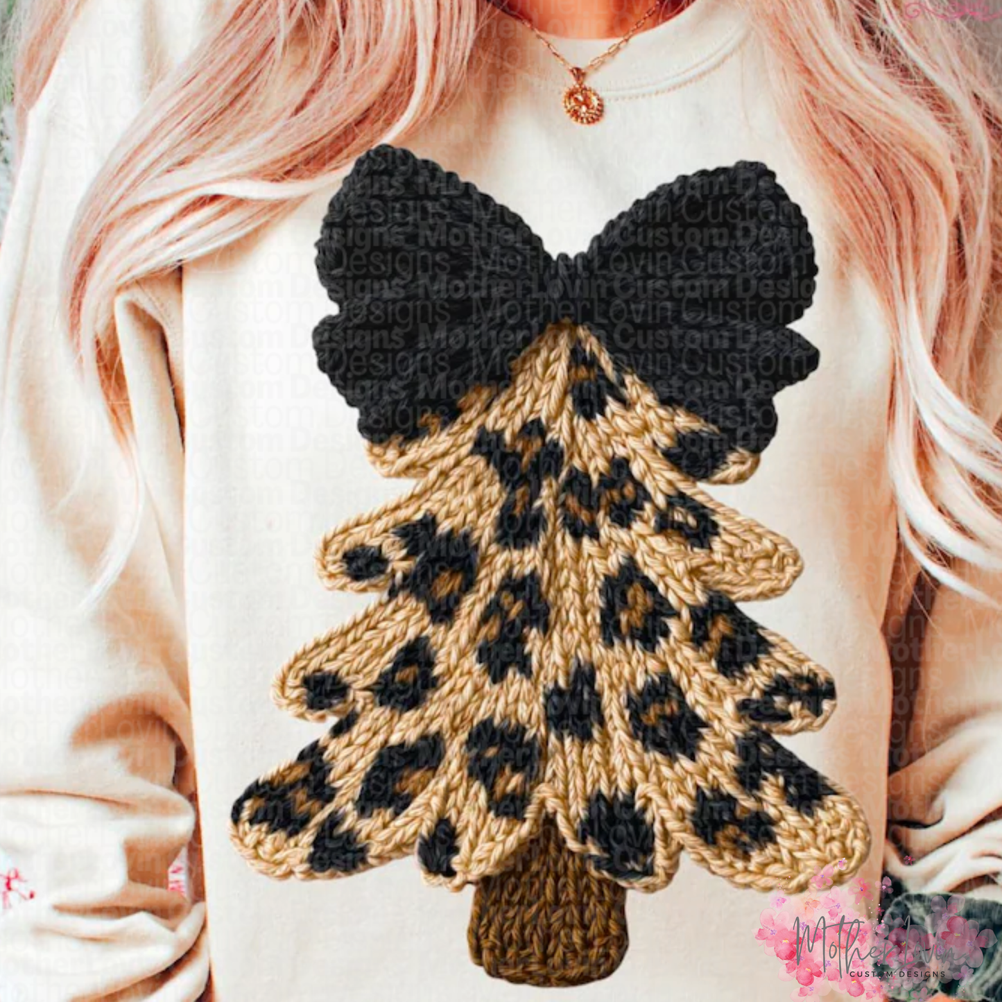 Leopard Tree Faux Yarn