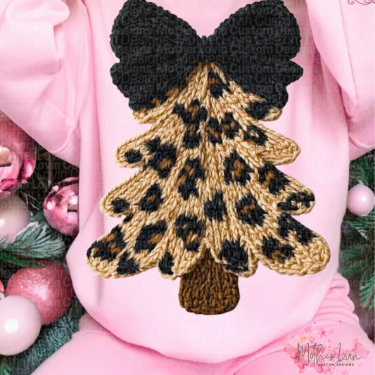 Leopard Tree Faux Yarn