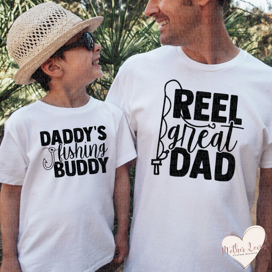 Reel Great Dad Matching T-Shirt Set - Toddler
