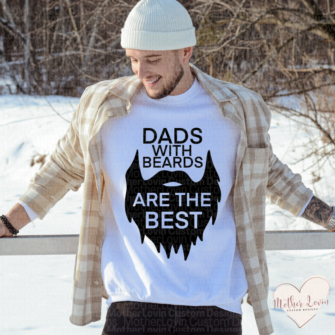 Dads With Beards Crewneck Sweatshirt