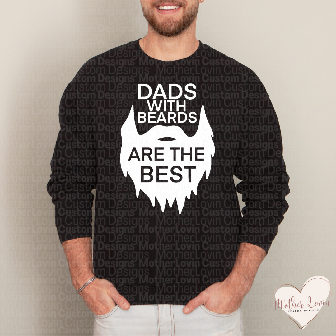 Dads With Beards Crewneck Sweatshirt