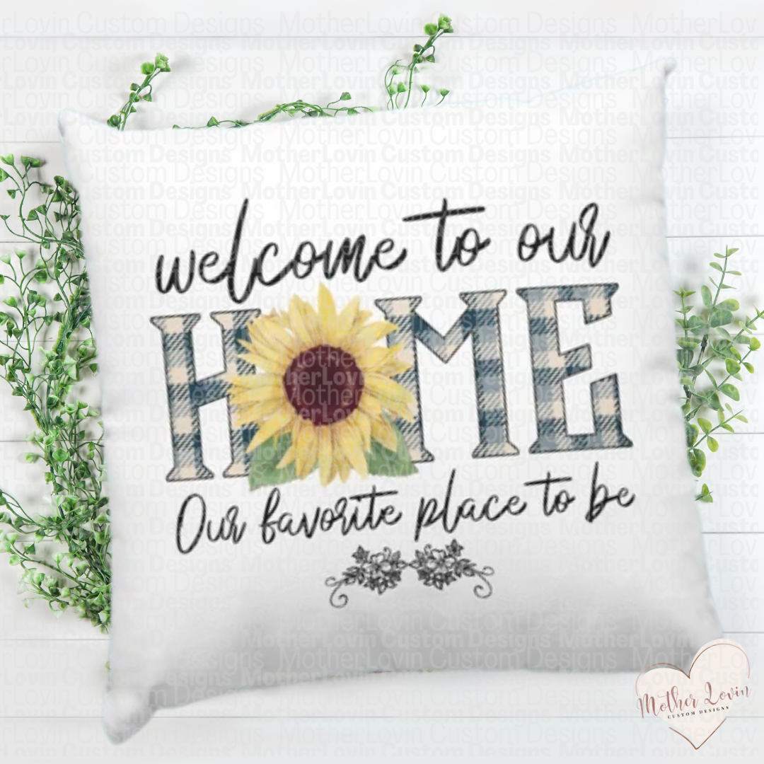 Home Pillow Cover