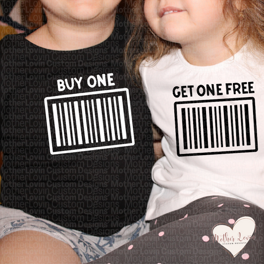Buy One, Get One Free Matching Tshirt Set - Toddler