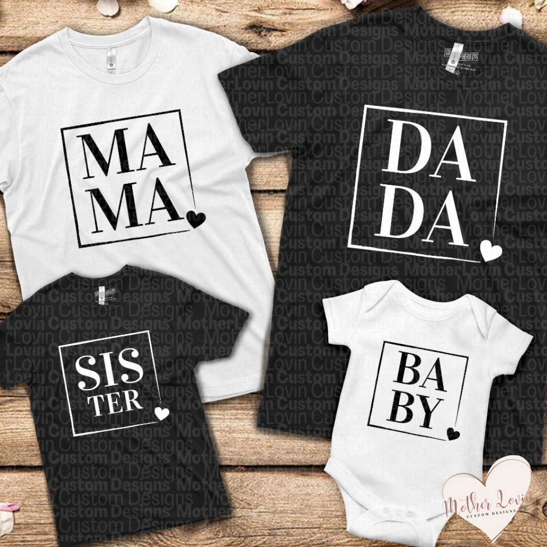 Family Set Sister/Brother T-Shirt