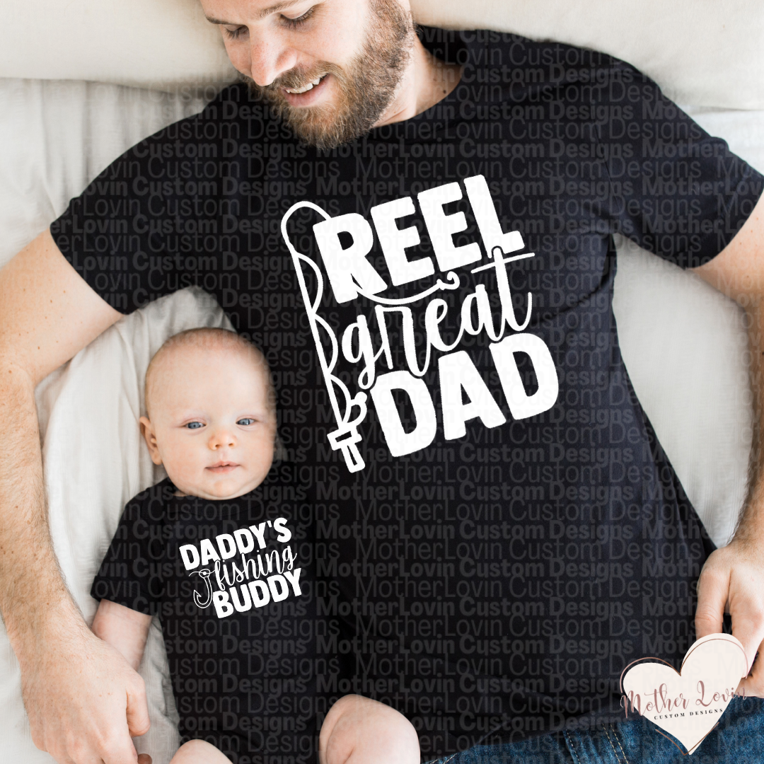 Reel Great Dad Matching Set - Baby