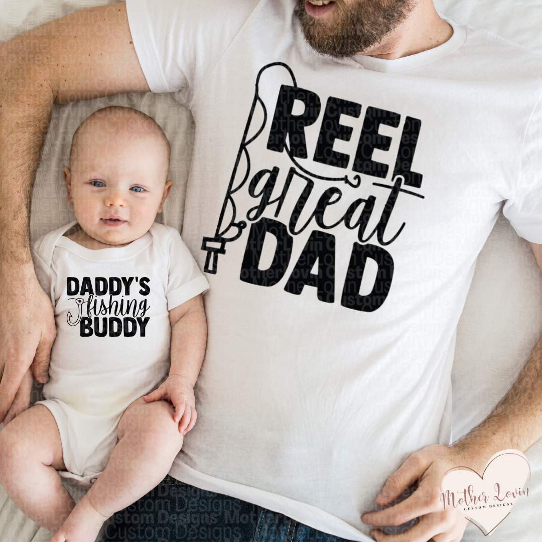 Reel Great Dad Matching Set - Baby