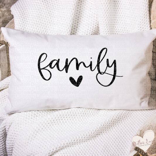 Family Pillow Cover