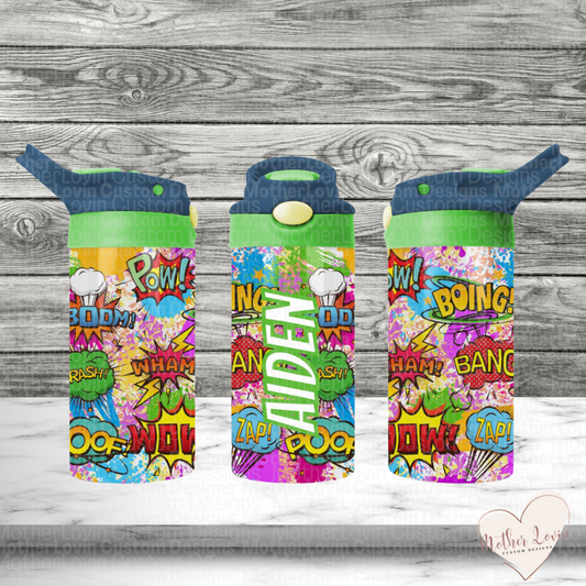 Personalized Comic Kids Tumbler