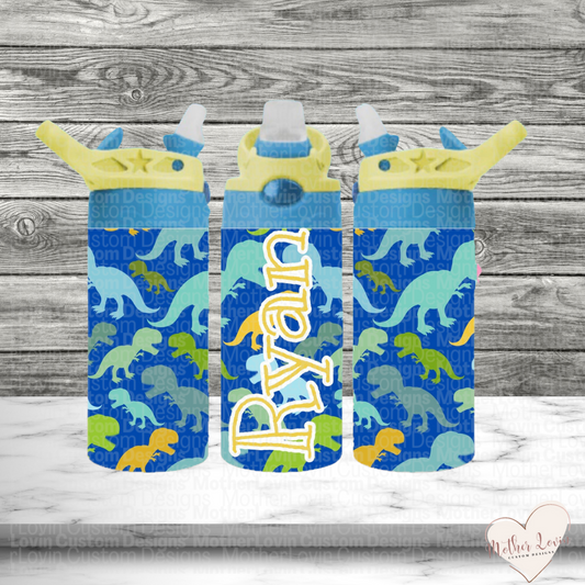 Personalized Dinosaur Kids Tumbler