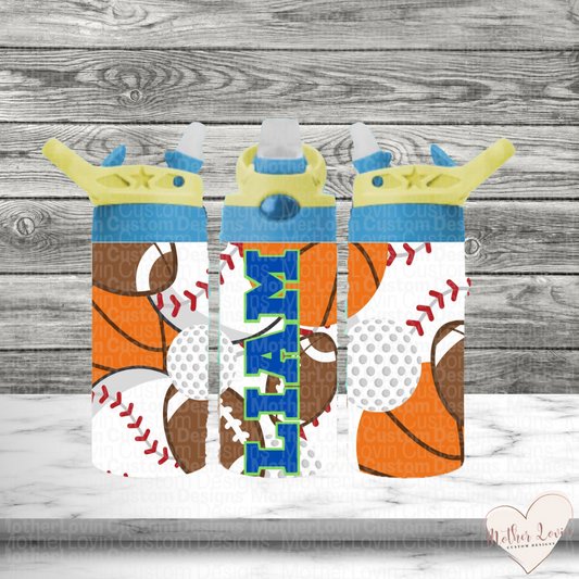 Personalized Sports Kids Tumbler