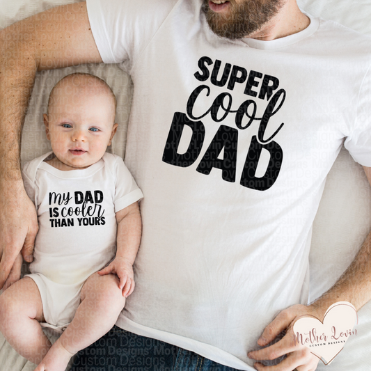 Cool Dad Matching Set - Baby