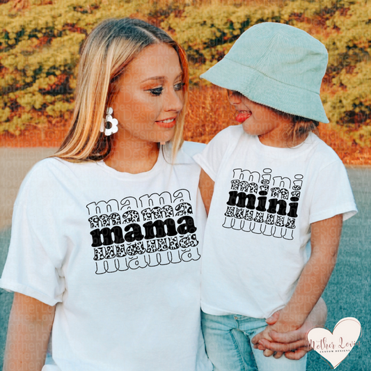 Stacked Mama & Mini Matching T-Shirt Set - Toddler